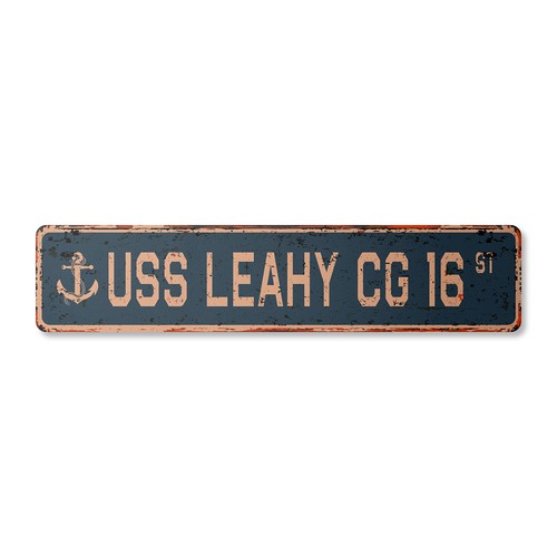 Uss leahy vintage street - uss,