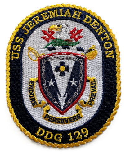 Ship crest patch uss - ship's,